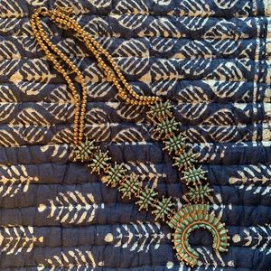 Lucky Brand turquoise statement necklace